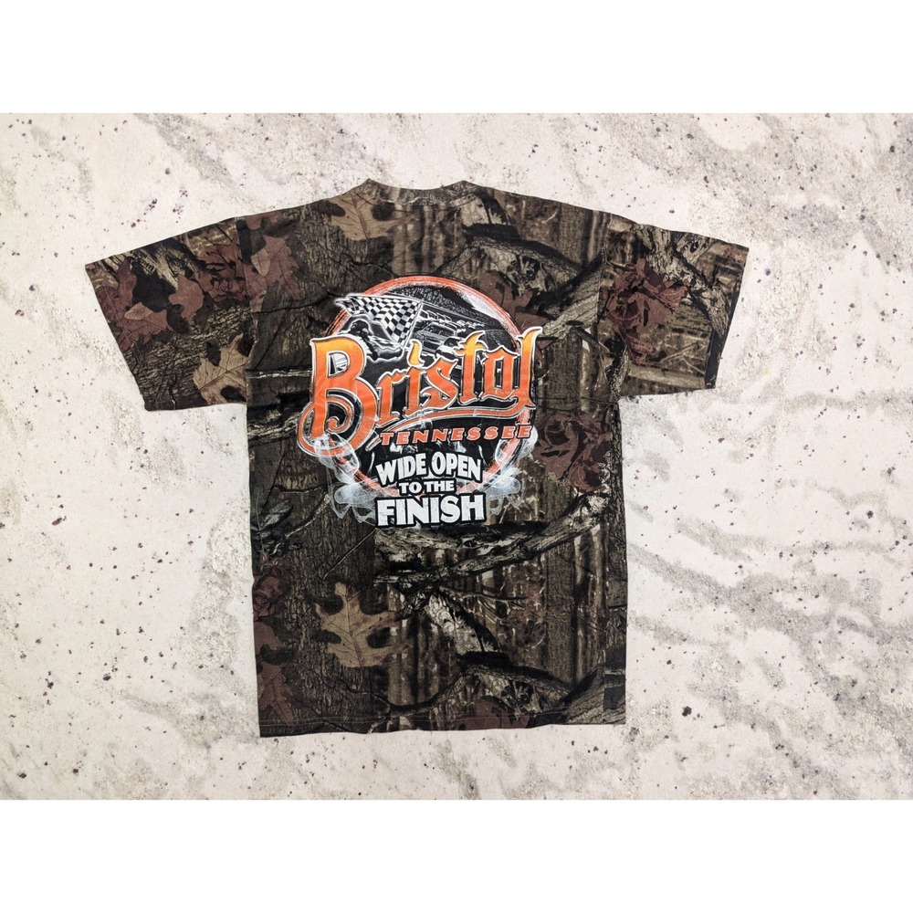Bristol‎ Racing 2018 Green/Brown Large Mens Shirt Camo Fall Outdoors Rugged - Picture 2 of 6